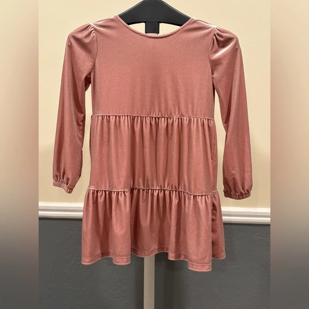 Gap‎ Charming Pink Long Sleeve Kids Dress